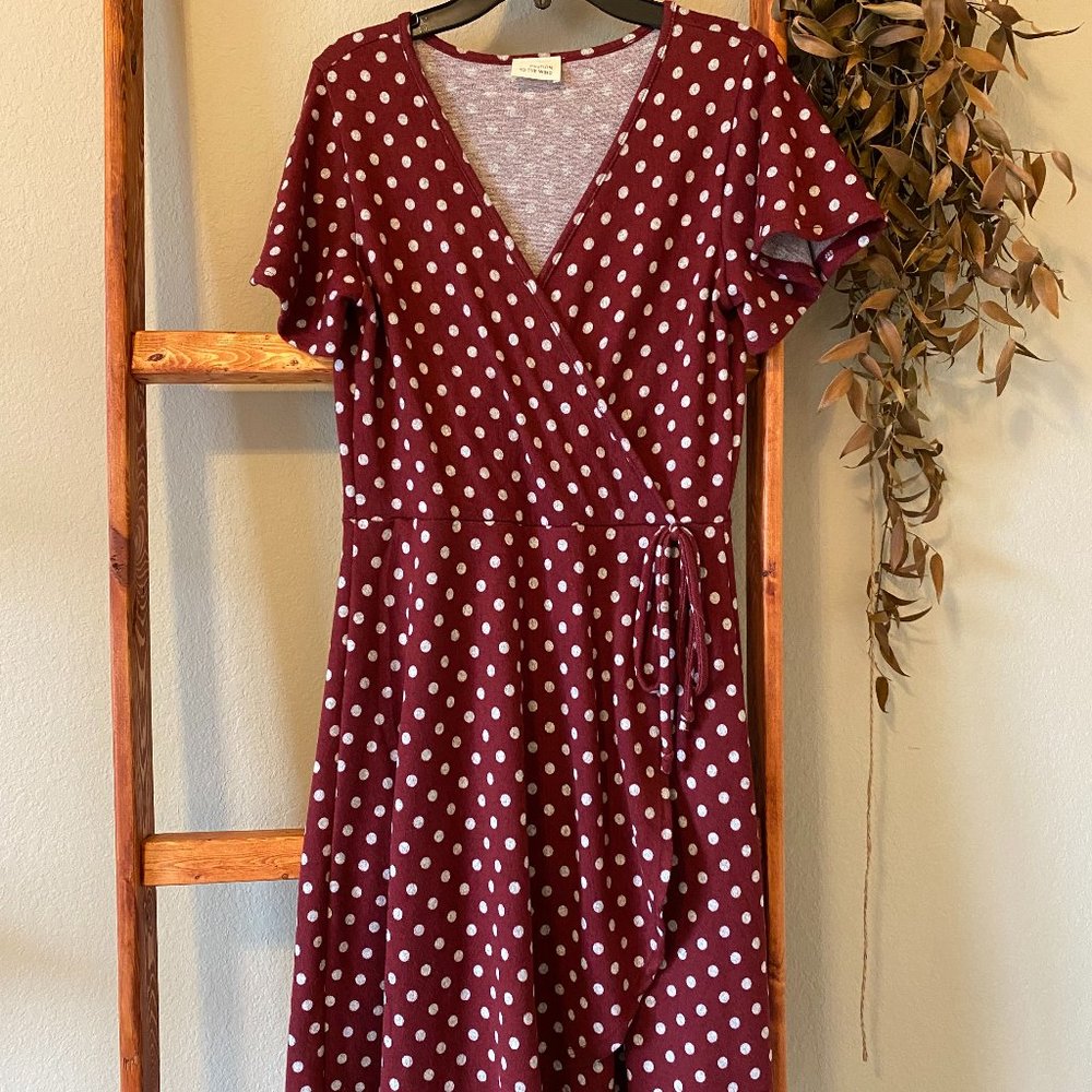 Polka Dot Midi Dress